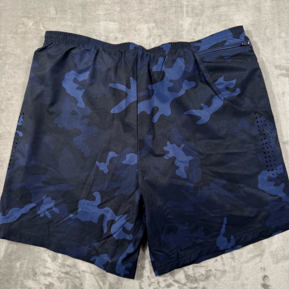 RLX Ralph Lauren Men's Navy Blue Camo Lined Vented Performance Short Size XL - Picture 8 of 8
